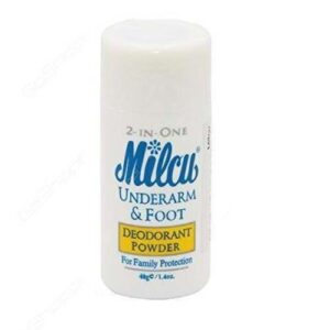 MILCU 2in1 Underarm-Foot Deodorant Powder 40g