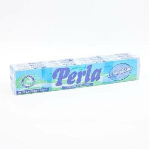 Perla Bar Detergent Soap White and Blue